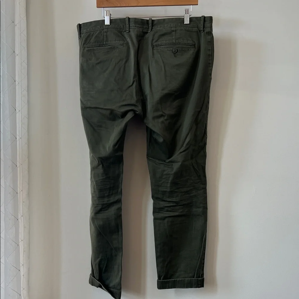 J. Crew Dark Green Chinos for Men